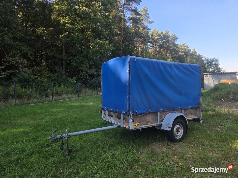 Przyczepka samochodowa Saris z Plandeką 750 Krapkowice sprzedam