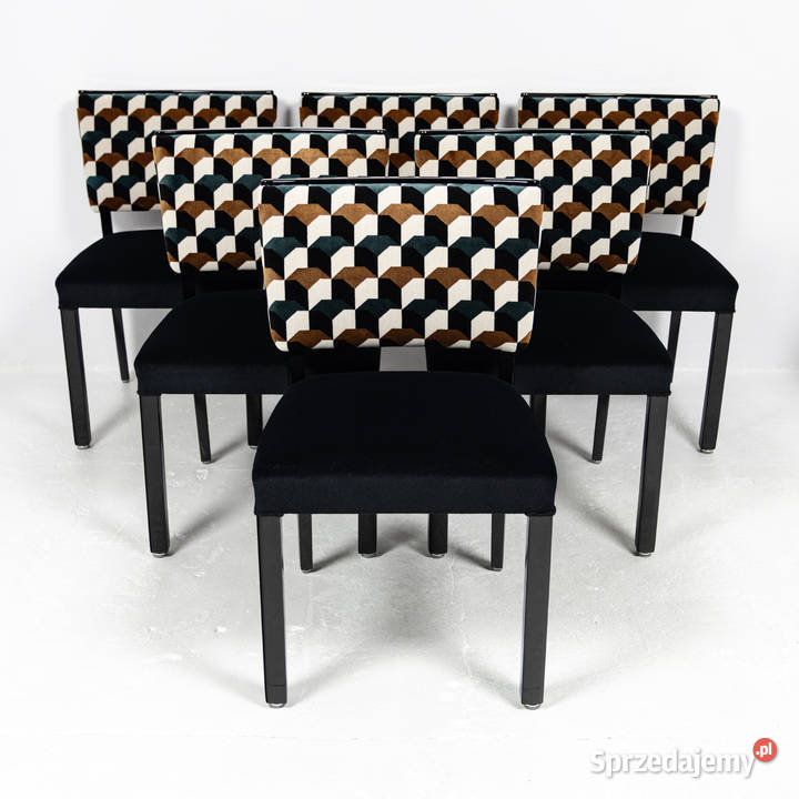 Komplet 6 krzeseł Modernizm Art Deco Antyki Swarzędz sprzedam