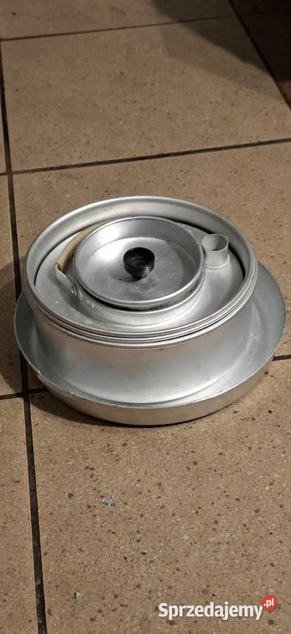 Zestaw naczyń turystyczny aluminiowy z PRL śląskie Chorzów sprzedam