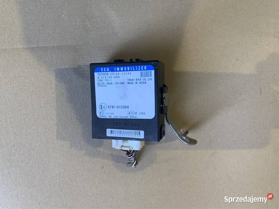 8978012140 moduł sterownik immobilizera Toyota Szczecin