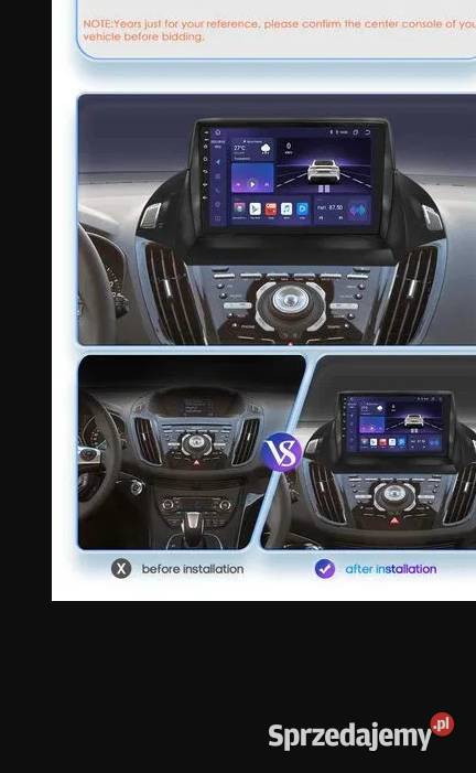 Radio 2din Android Ford Kuga 2 Escape 3 Ożarowice
