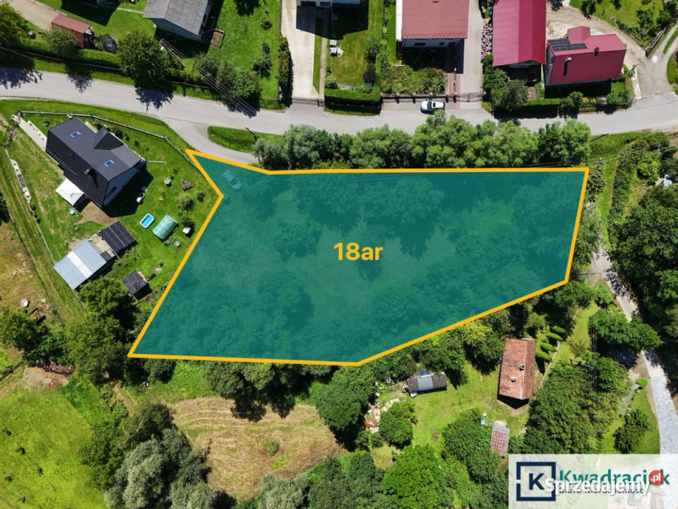 sprzedaży działki 1800m2 Warzyce