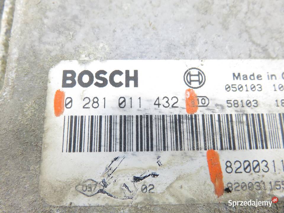 STEROWNIK OPEL MOVANO A 25 DTi 8200311550 osobowe