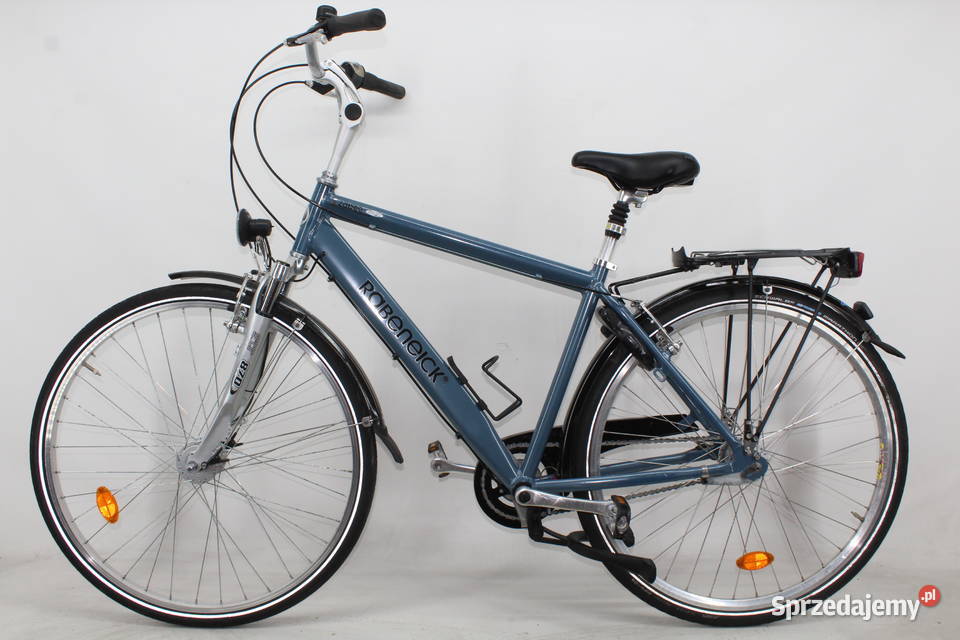 Aluminiowy rower męski RABENEICK 7 biegów Koła Miejskie Milicz