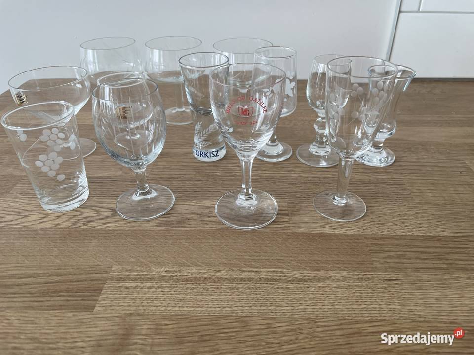 szkło barowe PRL Pruszcz Gdański