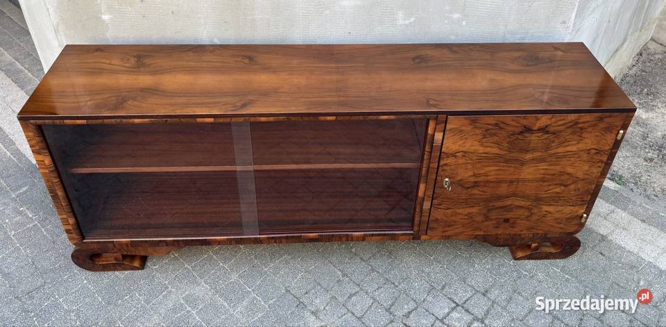 KomodaSzafka RTV Orzech 175 Art Deco Antyk Meble Warszawa