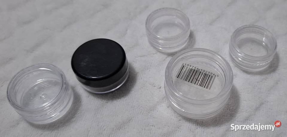 Pojemniki plastikowe zamykane zakręcane mix 5 Czeladź