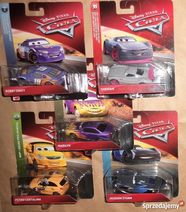 resoraki 5auta cars 3 nowe disney pixar