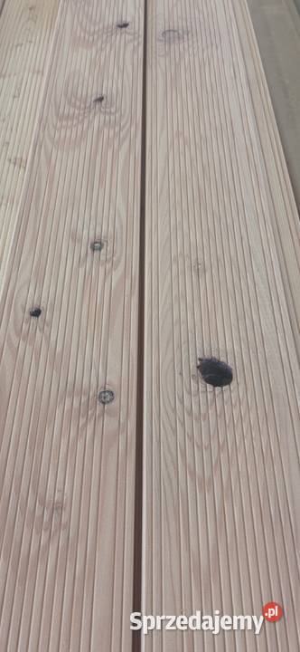 Deska tarasowa 25x145 modrzew europejski klasa