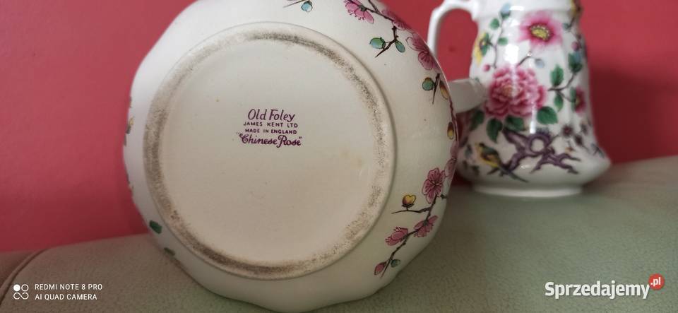 Dzbanek mlecznik Chinese Rose Old Foley James Gdańsk