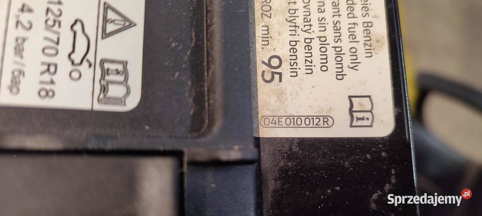 SKODA KAROQ KLAPKA WLEWU PALIWA LF9R 575809909 dolnośląskie