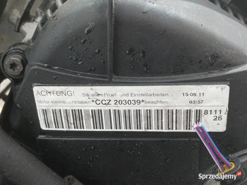 SILNIK KOMPLETNY BENZYNA CCZ 20 TSI TFSI Skoda świętokrzyskie