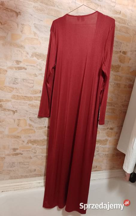 463XL ASOS Design Długa bordowa narzutka z Kraków