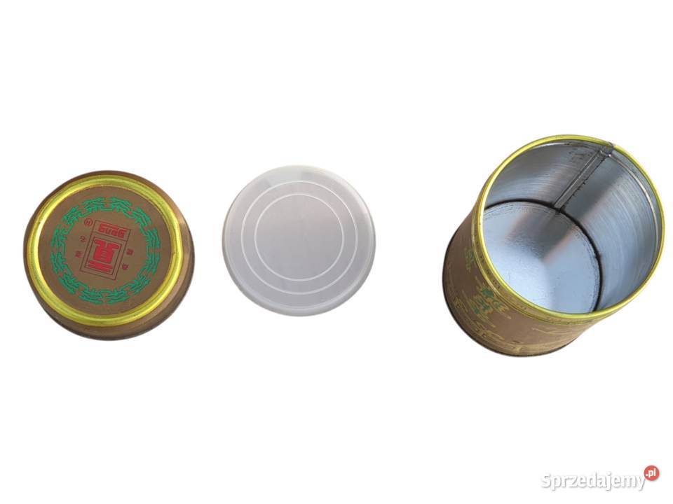 Stara chińska metalowa puszka herbacie z lat 90 Cieszyn sprzedam