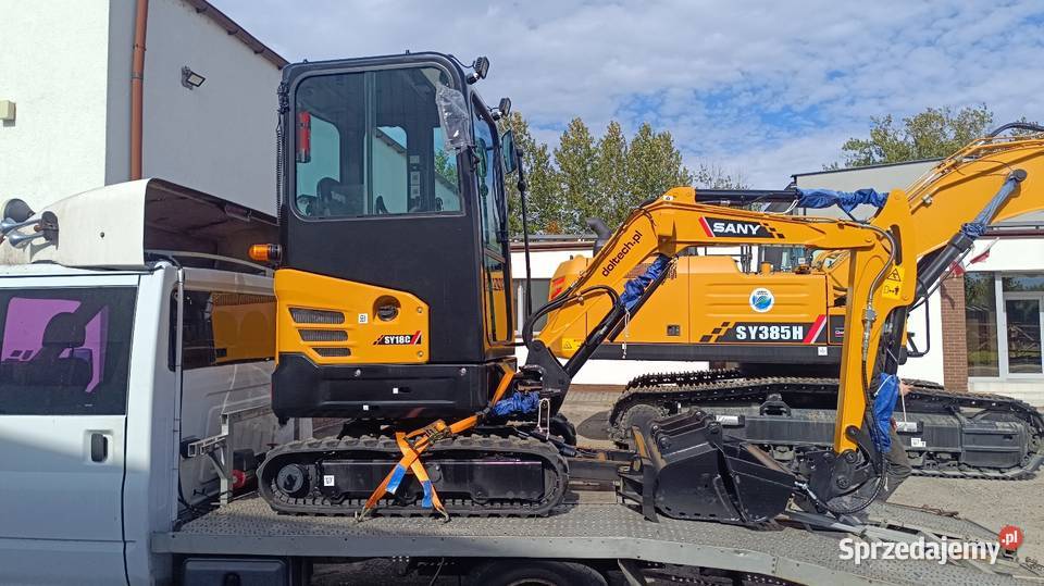 Wynajem minikoparki 19t Młot Łyzki 30 60 60 Wrocław