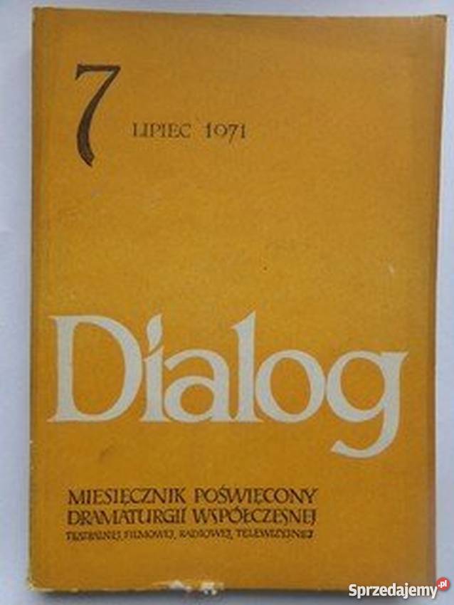 DIALOG 1971 7 LIPIEC Rok wydania 1971 mazowieckie