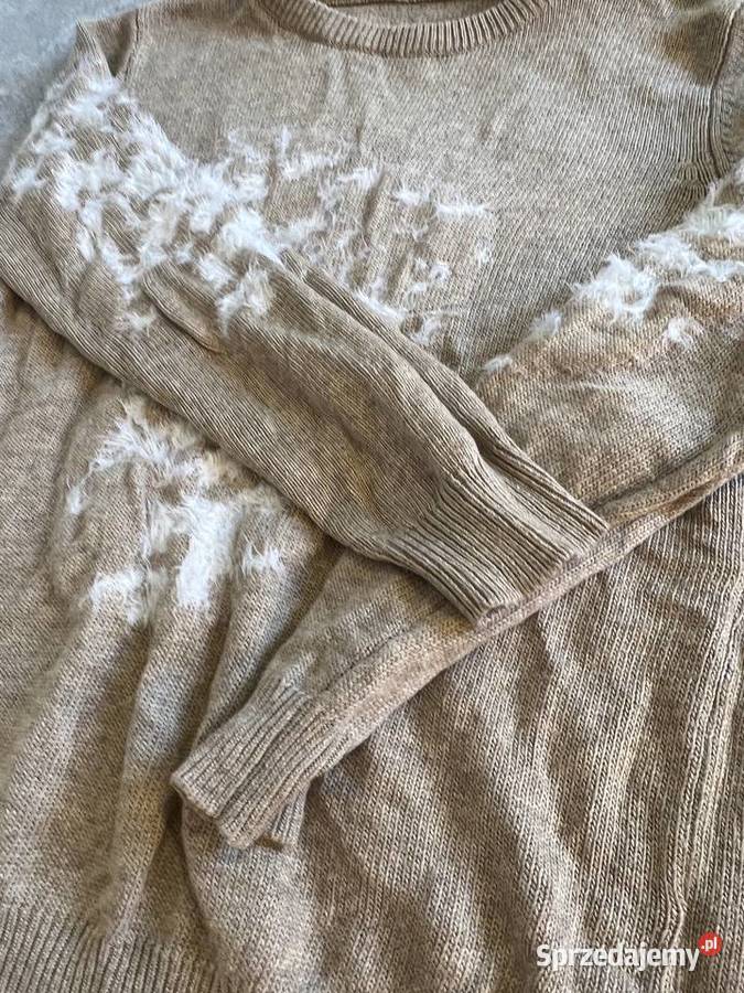 Sweter beżowy kremowy sprzedam