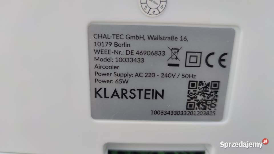 Klimator Klarstein IceWind Plus Jadowniki