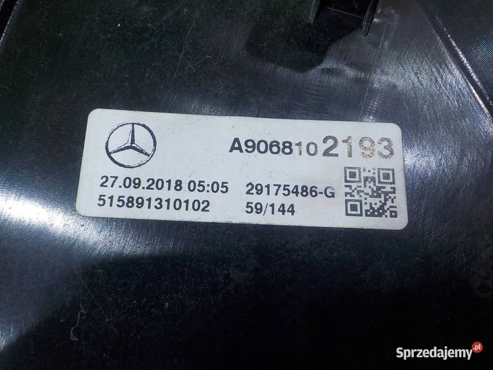 VW CRAFTER I 25 TDI 09r VAN lusterko lewe