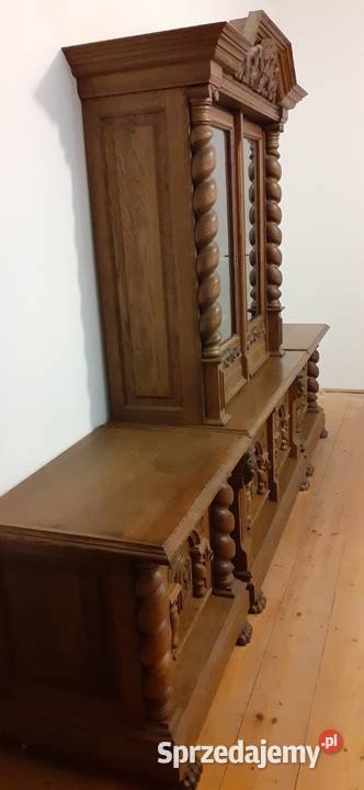 Dębowy kredens Gdański Warszawa