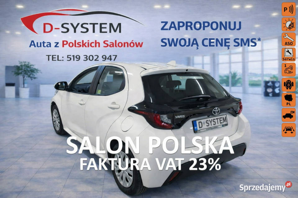 Toyota Yaris 2022 Yaris Salon Polska 1Właściciel