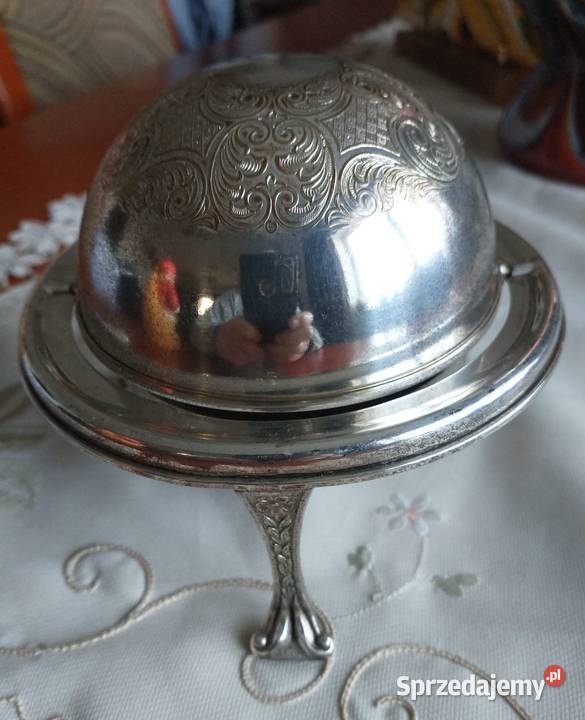 Miseczka na kawiormetalowa z patyną Krotoszyn