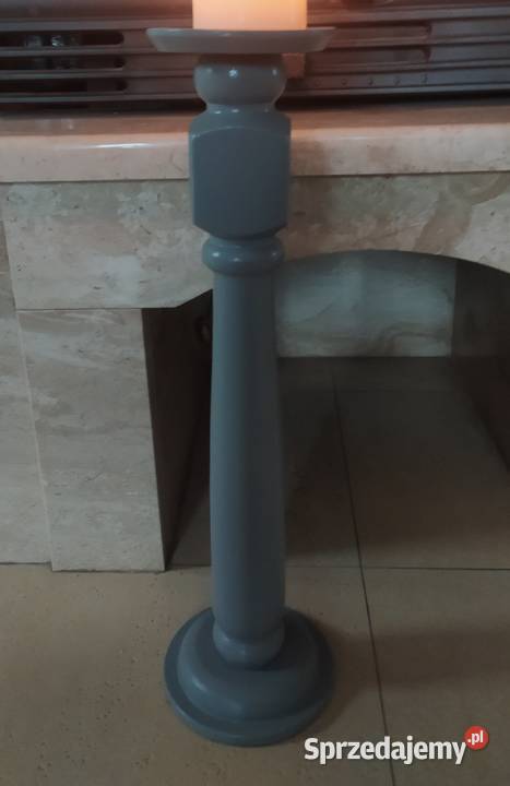 wysoki świecznik podstawka na świecę Warszawa