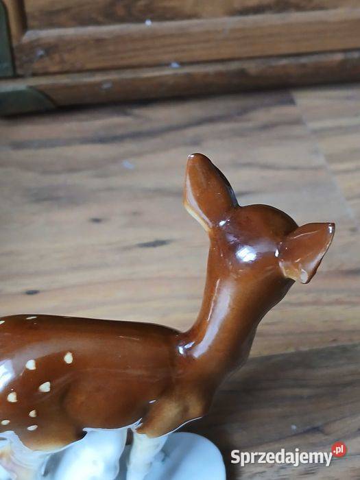 Figurka porcelanowa Sarenka sygnowana Grafenthal Kraków