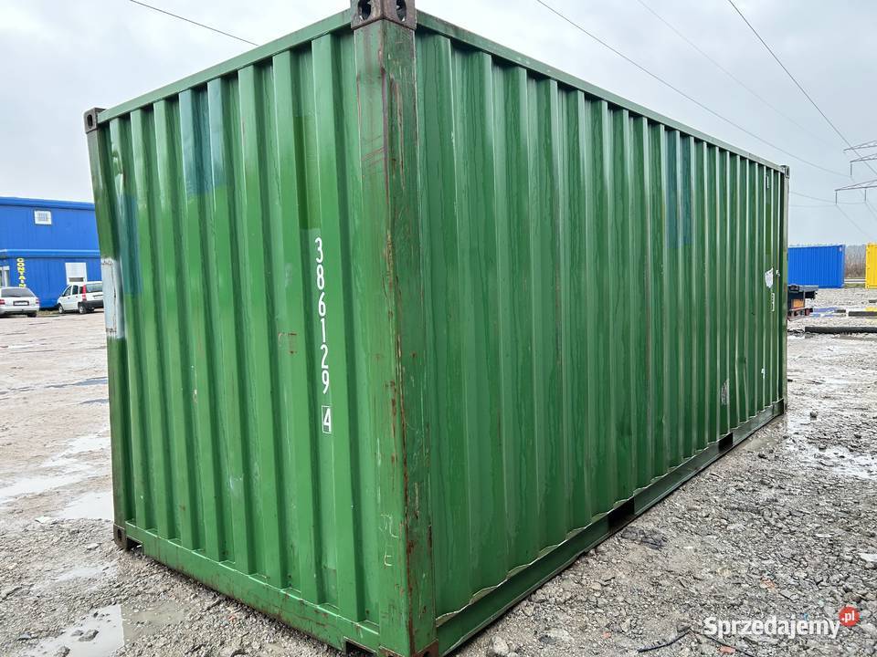 Kontener morski magazynowy 20DV 6 metrowy Poznań Magazynowanie