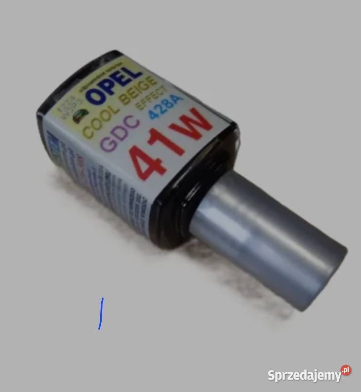 Zaprawka Opel 41W Gotowa farba do opla 10 ml śląskie