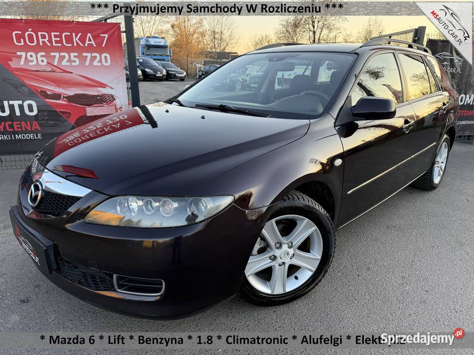 Mazda 6 18 Benzyna Klima Alusy Isofix Elektryka poduszka powietrzna Motoryzacja wielkopolskie Poznań