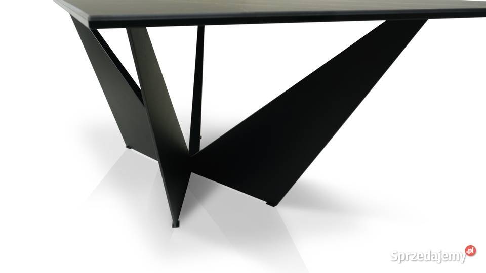 Stół ze spieku kwarcowego 280x100 Nero Noir 100cm Bydgoszcz