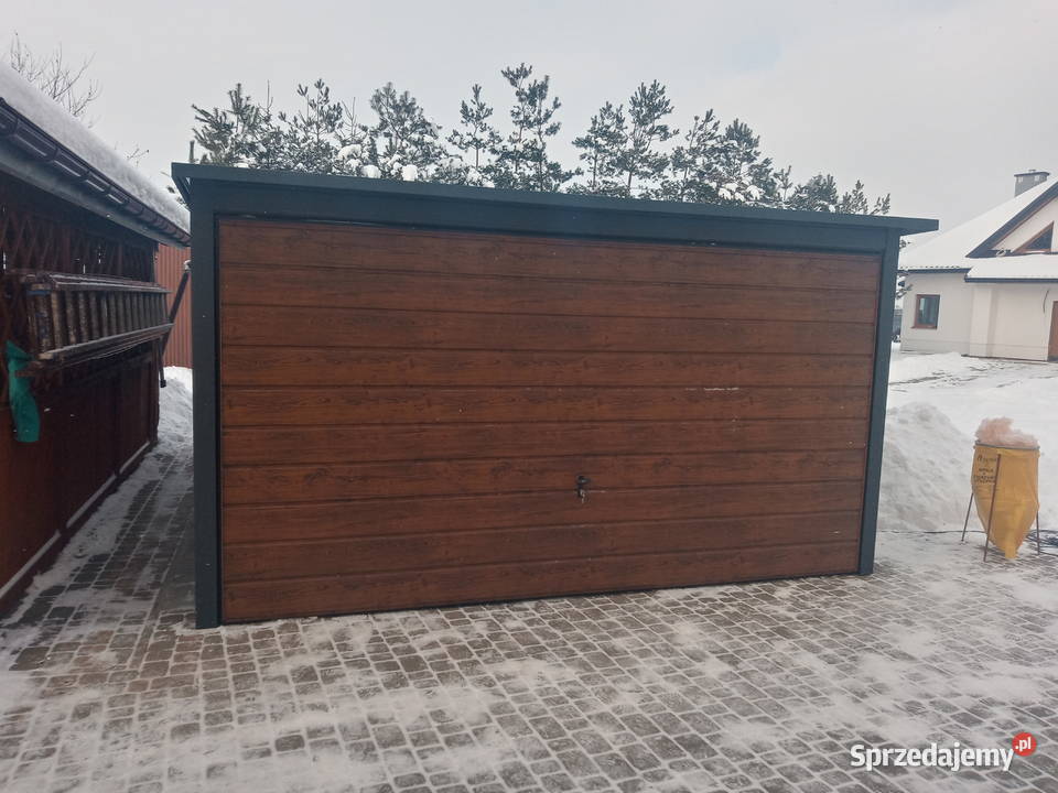 Garaż blaszany 4x5 4x55 4x6 profil zamknięty samodzielny Skawina