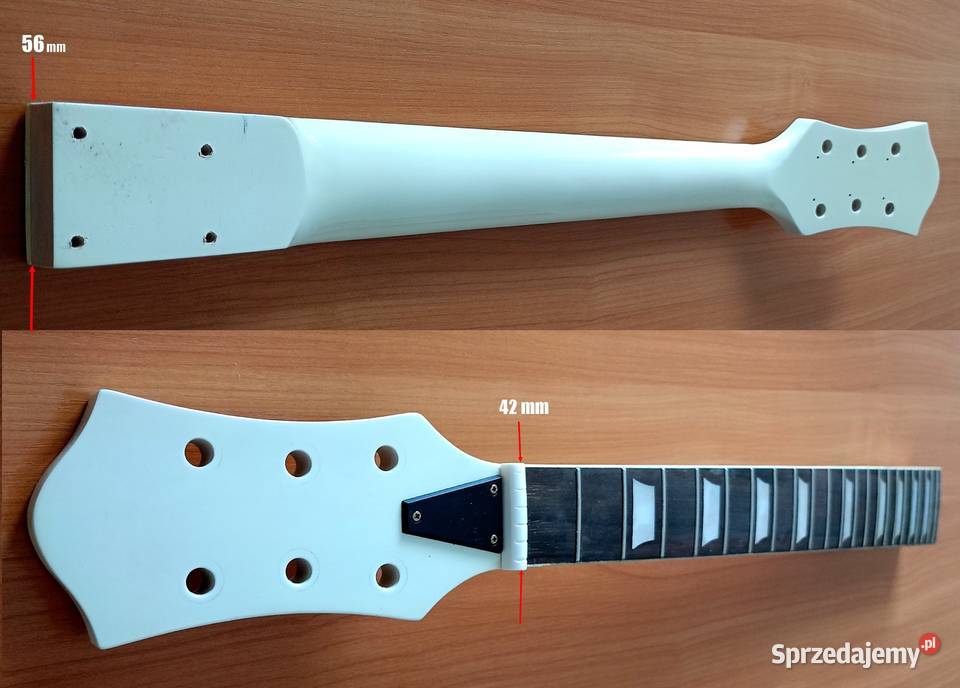 Gryf do gitary styl Gibson white elektryczna Szczecin
