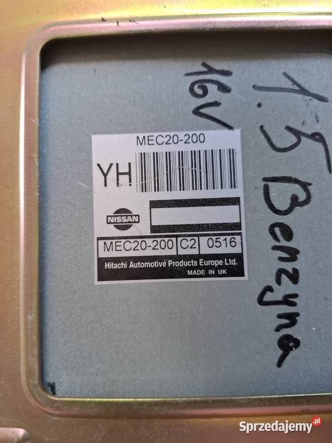 Zestaw Startowy Nissan Almera 15 Benzyna 16V lubelskie Wisznice