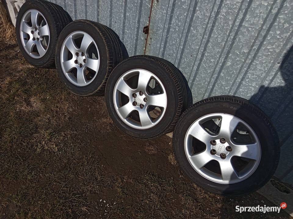 Alufelgi 16 Audi A3 8L 5x100 Opony Letnie 7mm warmińsko-mazurskie Ostróda