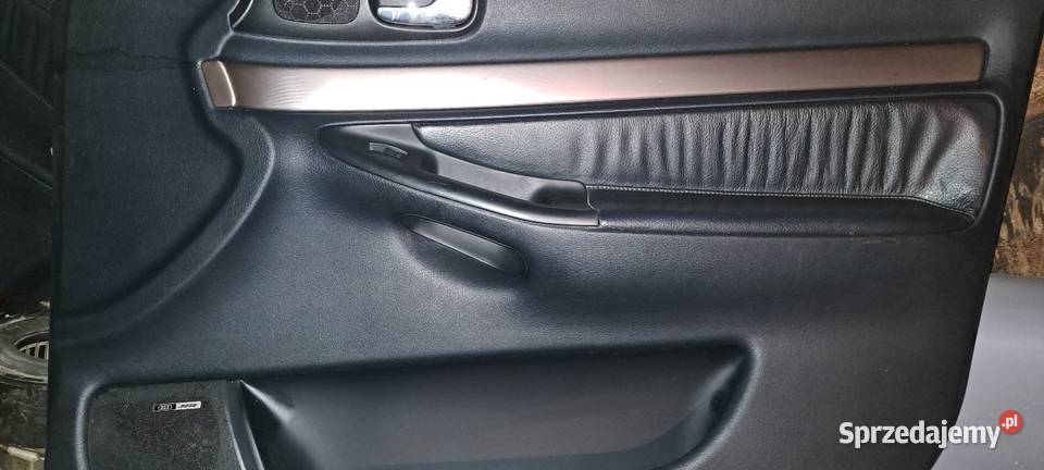 Audi a4 b5 tapicerka drzwi skóra czarna Bochnia