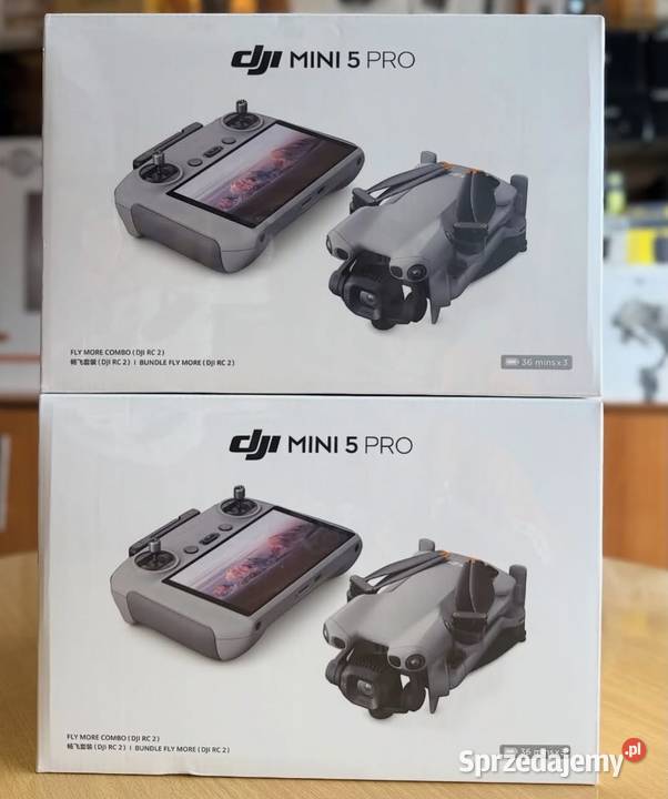 DJI Mini 5 Pro DJI Mini 4 Pro DJI Air 3S DJI Pozostałe Warszawa sprzedam