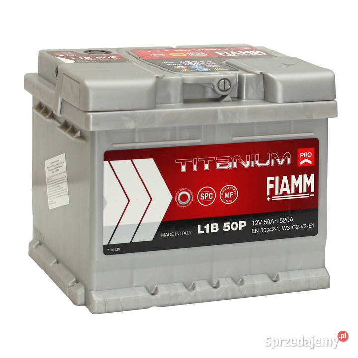 Akumulator FIAMM TITANIUM PRO 12V 50Ah 520A pomorskie Słupsk