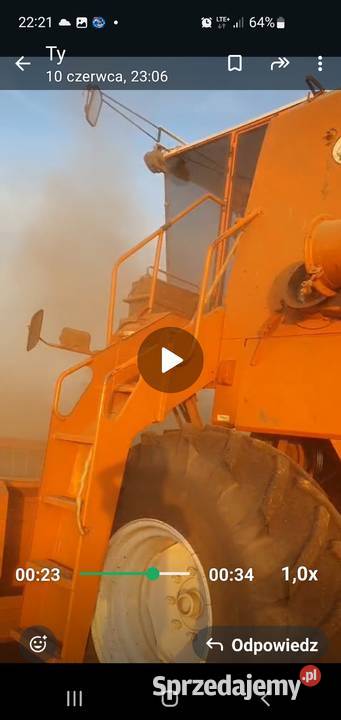 Kombajn bizon zo56 konesera Zbożowe Wierzbinek