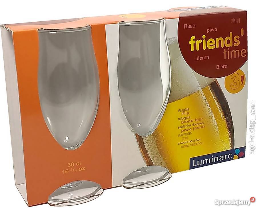 Luminarc 3Kieliszki pokale do piwa 50cl zachodniopomorskie sprzedam