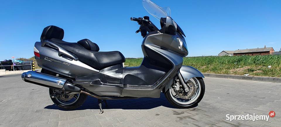 Suzuki Burgman 650 Executive zadbany nawigacja podgrzewane manetki mazowieckie Ciechanów