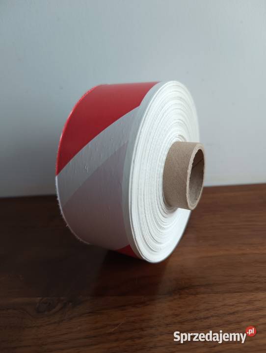 Taśma ostrzegawcza bialo czerwona wygrodzeniowa Wrocław