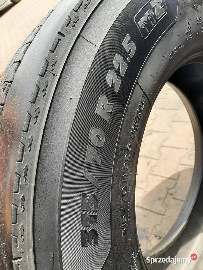 Opona używana ciężarowa 31570R225 MICHELIN podlaskie Zaścianki