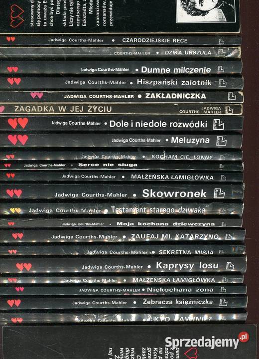 Jadwiga Courths Mahler Tytuły Pakiet Szczecin sprzedam