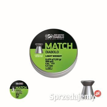 Diabolo JSB MATCH Light kal451500 mazowieckie Warszawa
