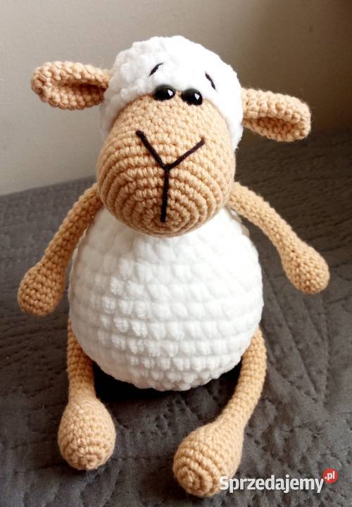 Owieczka wykonana na szydełku łódzkie Łask