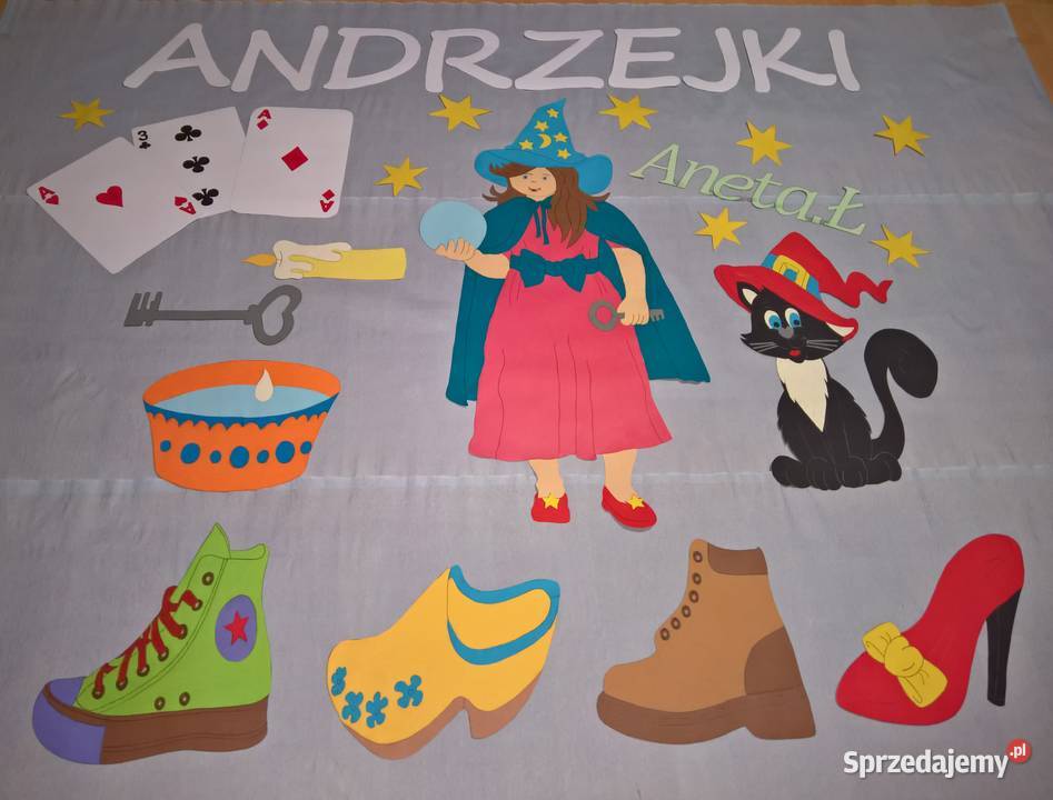 Dekoracje na Andrzejki z brystolu