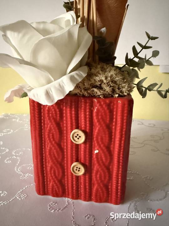 Kompozycja Kwiatowa w Ceramicznej Donicy Rojek Kompozycje kwiatowe Czerwionka-Leszczyny