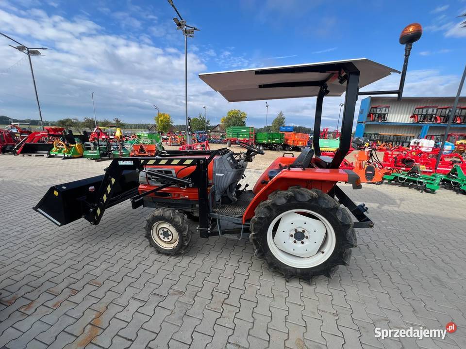 Mini Traktorek KUBOTA GL23 z TURem i łyżką pług